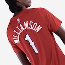 Camiseta New Orleans Pelicans NBA Jordan Nike Statement Masculina - Foto 6