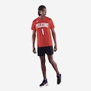 Camiseta New Orleans Pelicans NBA Jordan Nike Statement Masculina - Foto 4