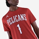 Camiseta New Orleans Pelicans NBA Jordan Nike Statement Masculina - Foto 5