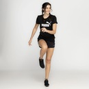 Camiseta Puma Feminina Manga Curta Essentials Logo Tee - Foto 4