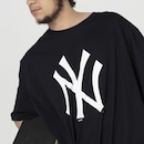 Camiseta New York Yankees MLB New Era Masculina Básico Essential - Foto 2
