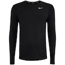 Camiseta Masculina Nike Manga Longa Dri-Fit Element Crew - Foto 1