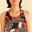 Camiseta Regata Feminina Farm Dryfit Tucano Onça - Foto 4