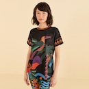 Camiseta Feminina Farm Manga Curta Dry Fit Rio Gráfico - Foto 1