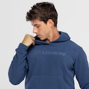 Blusão Masculino Salomon com Capuz Polar Lt Navy - Foto 6