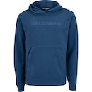 Blusão Masculino Salomon com Capuz Polar Lt Navy - Foto 8