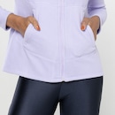 Jaqueta Feminina Salomon com Proteção Solar Fleece Polar Lt Lavander - Foto 7