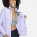 Jaqueta Feminina Salomon com Proteção Solar Fleece Polar Lt Lavander - Foto 8