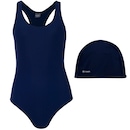 Maiô de Natação Adulto com Touca Oxer Medley - Foto 1