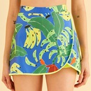 Short Saia Feminino Farm Beach Tennis Folhas Banana - Foto 3