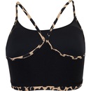 Top Fitness com Bojo FitDance Média Sustentação Alças Animal Print Adulto - Foto 2