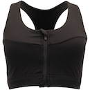 Top Fitness com Bojo Removível Oxer Alta Sustentação Zíper - Adulto - Foto 1