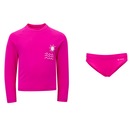 Conjunto Infantil Oxer Camiseta Manga Longa + Sunkini com Proteção UV - Foto 1