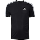 Camiseta Masculina adidas Manga Curta Essentials 3 Listras - Foto 1