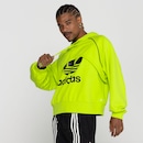 Camiseta adidas Originals 2 em 1 Regata + Cropped com Capuz Trefoil Big Logo - Foto 4