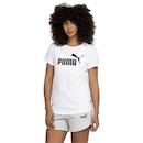 Camiseta Feminina Puma Manga Curta Essentials Logo Tee - Foto 2
