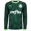 Camisa Manga Longa do Palmeiras I 23 Puma Masculina Torcedor - Foto 10