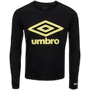 Camiseta Juvenil Umbro Manga Longa Basic UV - Foto 1