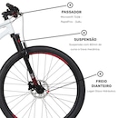 Mountain Bike Caloi Vulcan HDS - Aro 29 -  Freio a Disco Hidráulico - 24 Marchas - Foto 6