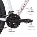 Mountain Bike Caloi Vulcan HDS - Aro 29 -  Freio a Disco Hidráulico - 24 Marchas - Foto 9