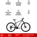 Mountain Bike Caloi Vulcan HDS - Aro 29 -  Freio a Disco Hidráulico - 24 Marchas - Foto 3