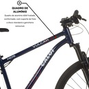 Mountain Bike Caloi Vulcan HDS - Aro 29 -  Freio a Disco Hidráulico - 24 Marchas - Foto 4