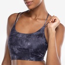 Top Fitness com Bojo Removível Oxer Baixa Sustentação Alongado Heat Tie Dye Adulto - Foto 4