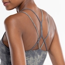 Top Fitness com Bojo Removível Oxer Baixa Sustentação Alongado Heat Tie Dye Adulto - Foto 5