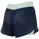 Short Feminino Oxer Duplo Laser Cut com Bermuda Interna - Foto 2