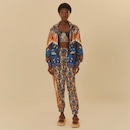 Jaqueta Feminina Farm sem Capuz Lenço Magia Tropical - Foto 3