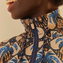 Jaqueta Feminina Farm sem Capuz Lenço Magia Tropical - Foto 7