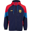 Jaqueta Corta-Vento Barcelona Masculina com Capuz - Foto 1