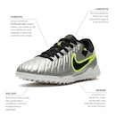 Chuteira Society Nike Tiempo Legend 10 Academy Adulto - Foto 3