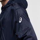 Jaqueta Corta-Vento Masculina ASICS com Capuz Ultraleve Estampa Linhas - Foto 3