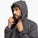 Jaqueta Corta-Vento Masculina Oxer com Capuz Tecido Plano Heat Embossed - Foto 6