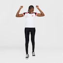 Camiseta do Flamengo Feminina Braziline Babylook Zico Retrô - Foto 4