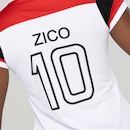 Camiseta do Flamengo Feminina Braziline Babylook Zico Retrô - Foto 7