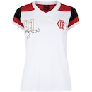 Camiseta do Flamengo Feminina Braziline Babylook Zico Retrô - Foto 8