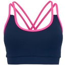 Top Fitness com Bojo Removível Vestem Média Sustentação Ursula Adulto - Foto 1