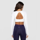 Blusa Cropped Feminina Nike Manga Longa com Bojo LS TOP BRA - Foto 3