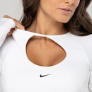 Blusa Cropped Feminina Nike Manga Longa com Bojo LS TOP BRA - Foto 7