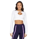 Blusa Cropped Feminina Nike Manga Longa com Bojo LS TOP BRA - Foto 2
