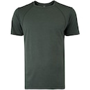 Camiseta Masculina Oxer Manga Curta Média Compressão Flat Mescla - Foto 1