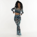 CROPPED MANGA LONGA TULE JADE²  PRECIOUS - Foto 1