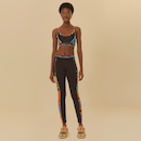 Top Fitness sem Bojo Farm Baixa Sustentação Recorte Onça Cool - Foto 3