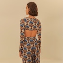 Blusa Cropped Feminina Farm Manga Longa Coqueirou - Foto 2