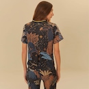 Camiseta Feminina Farm Manga Curta Dry Floresta Estelar - Foto 2