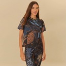Camiseta Feminina Farm Manga Curta Dry Floresta Estelar - Foto 1