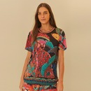 Camiseta Feminina Farm Manga Curta Dry Onça Cool - Foto 1