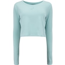 Blusa Cropped Feminina ASICS Manga Longa Cava Tradicional - Foto 1